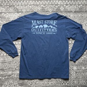 Mast Store Outfitters Patagonia Beneficial T Long Sleeve Blue T-shirt Medium